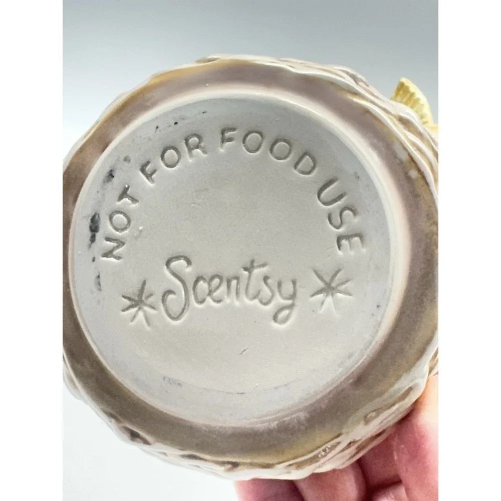 RETIRED Scentsy Nature's Haven Bird Nest Full Size Wax Warmer 7